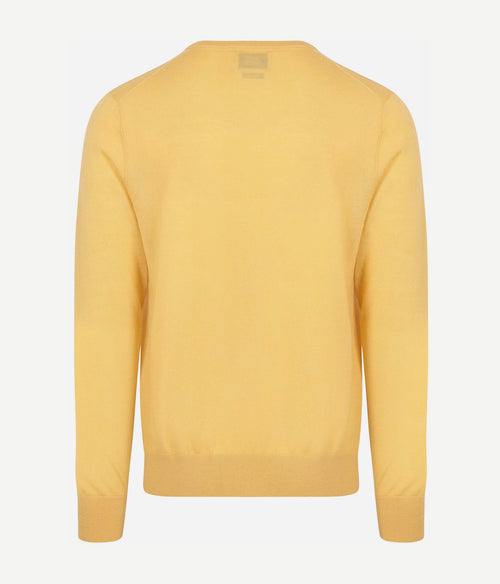 King essentials the john pullover merino geel | Regular-fit