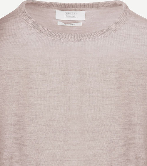 King essentials the john pullover merino greige | Regular-fit