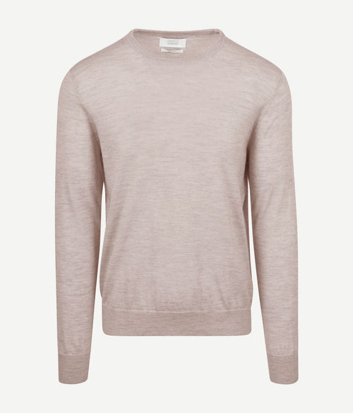 King essentials the john pullover merino greige | Regular-fit