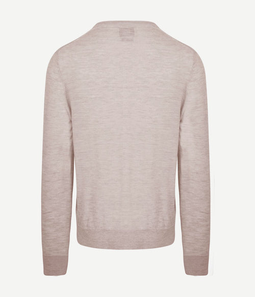 King essentials the john pullover merino greige | Regular-fit