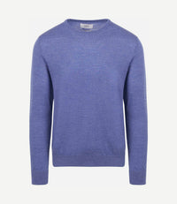 The john pullover merino mid blauw