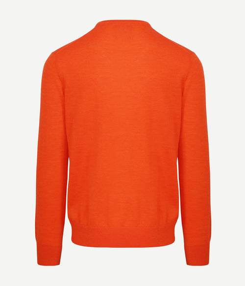 King essentials the john pullover merino oranje | Regular-fit