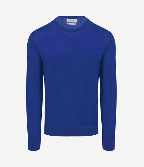 The john pullover merino royal blauw