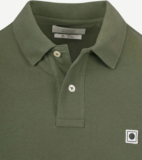 The rene poloshirt olijfgroen