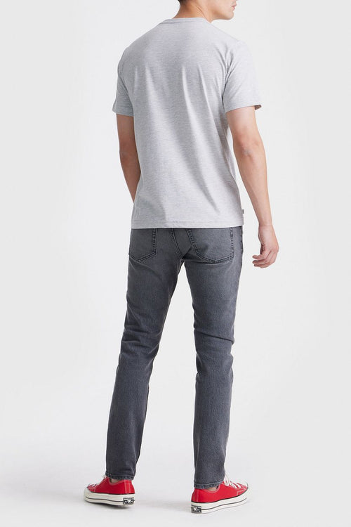 King essentials the shawn t-shirt grijs | Regular-fit