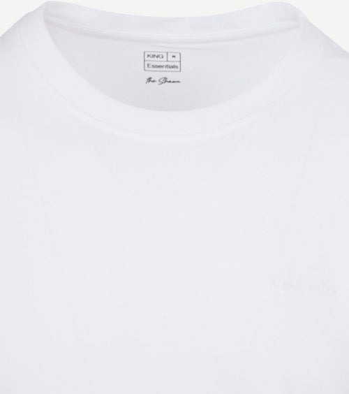 King essentials the shawn t-shirt wit | Regular-fit