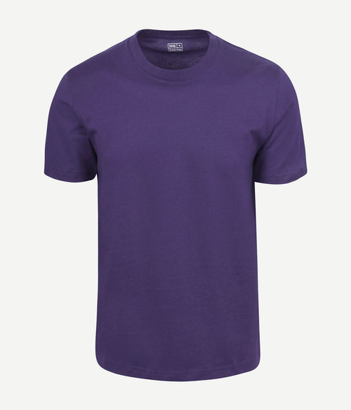 King essentials the steve t-shirt donkerpaars | Regular-fit