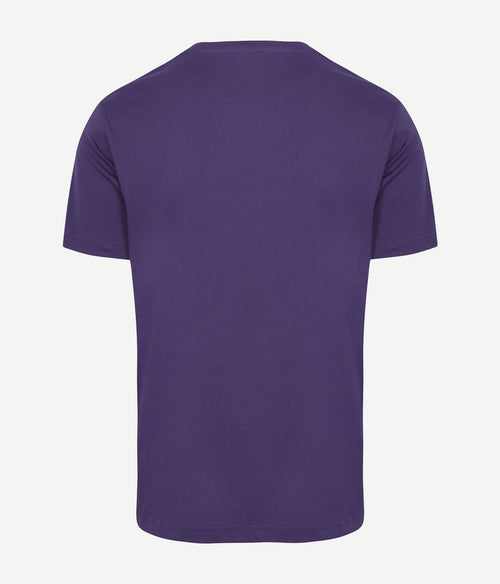 King essentials the steve t-shirt donkerpaars | Regular-fit