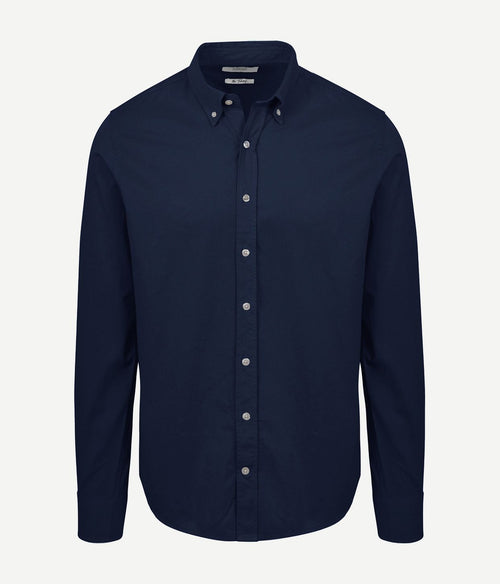 King essentials the tommy overhemd donkerblauw | Regular-fit
