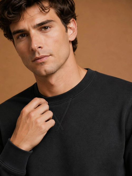 The george sweater zwart