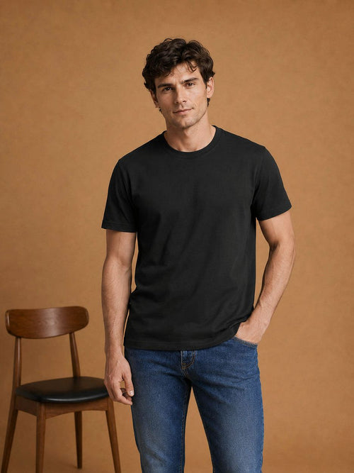 The steve t-shirt zwart