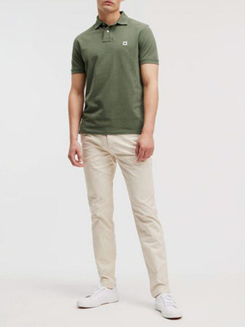 The rene poloshirt olijfgroen