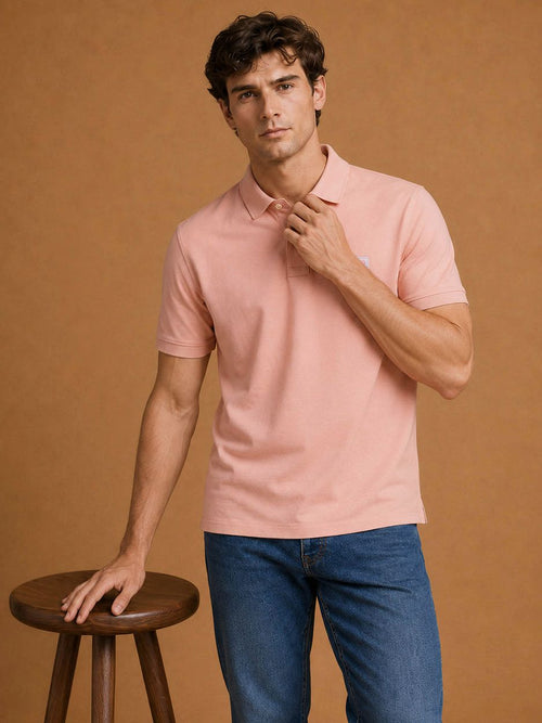 The rene poloshirt roze