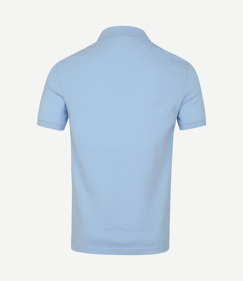 Pique poloshirt lichtblauw