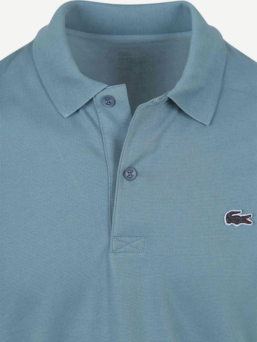 Lacoste poloshirt breathable blauw | Regular-fit