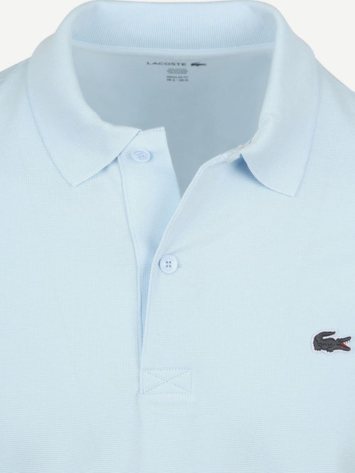 Lacoste poloshirt breathable lichtblauw | Regular-fit