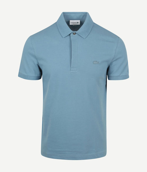 Lacoste poloshirt paris piqué blauw | Slim-fit