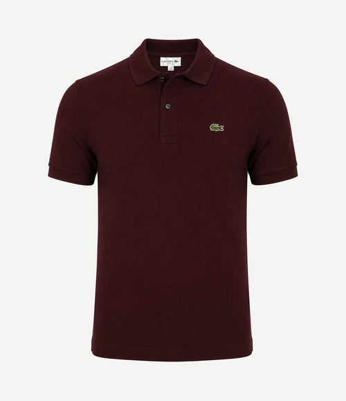 Poloshirt pique aubergine