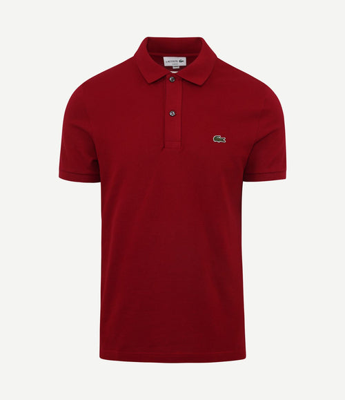 Poloshirt pique bordeaux