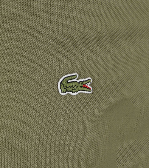 Lacoste poloshirt pique olijfgroen | Slim-fit