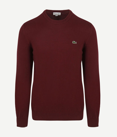 Lacoste pullover bordeaux | Regular-fit