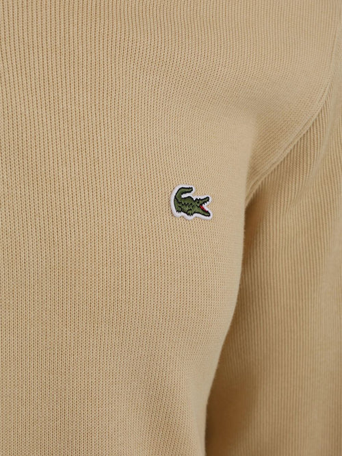 Pullover zipper beige