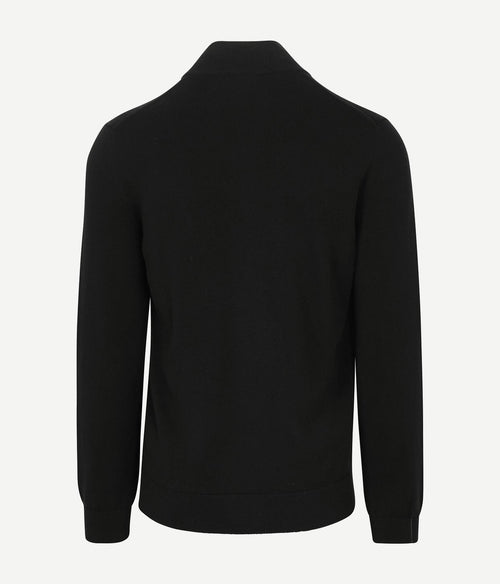 Lacoste pullover zipper zwart | Regular-fit