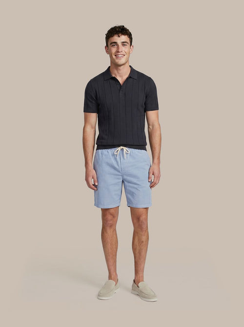 Detroit cord short blauw