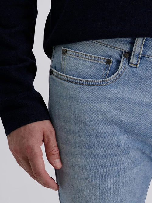 Jeans limoux tapered future flex lichtblauw