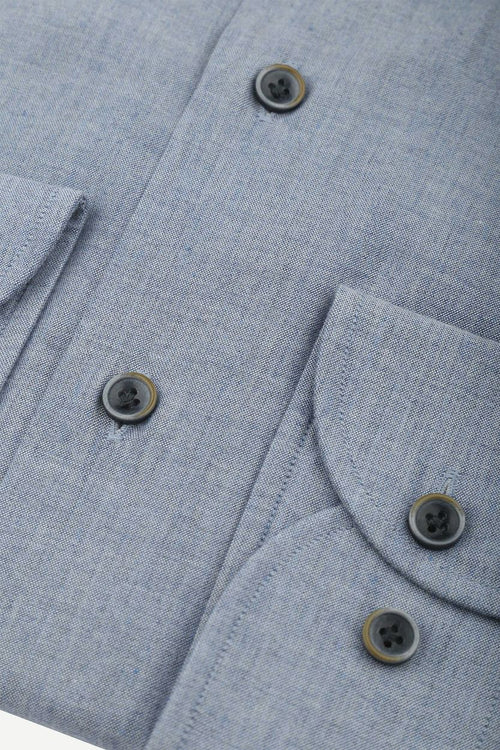 Overhemd flanel blauw