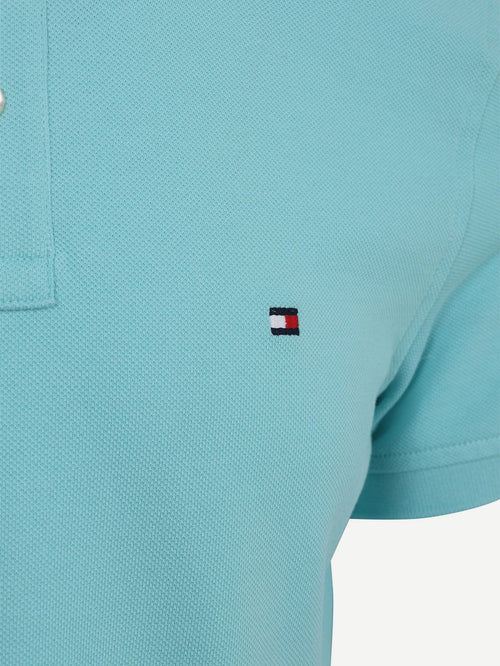 1985 polo aqua blauw