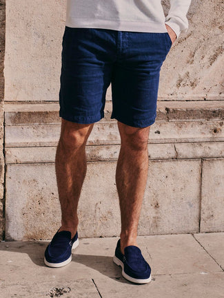 Azul loafers donkerblauw