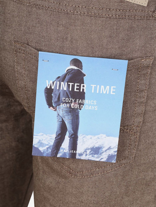 Mac broek Arne melange bruin