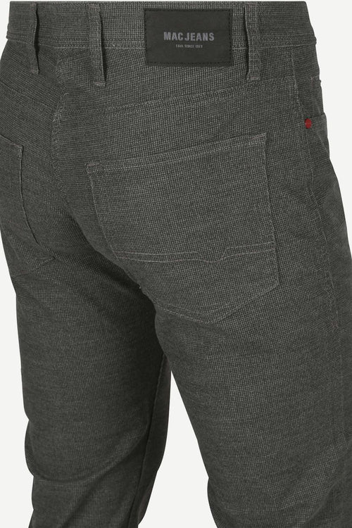Mac broek Arne print antraciet