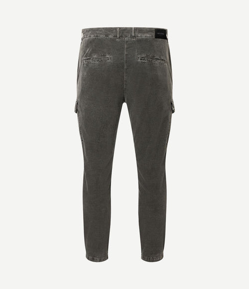 Chino griffin cargo antraciet