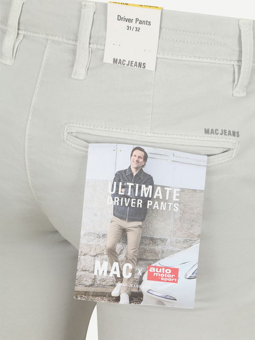 Driver pants chino silver