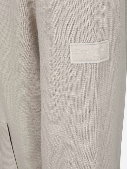 Cardigan zip grey silk