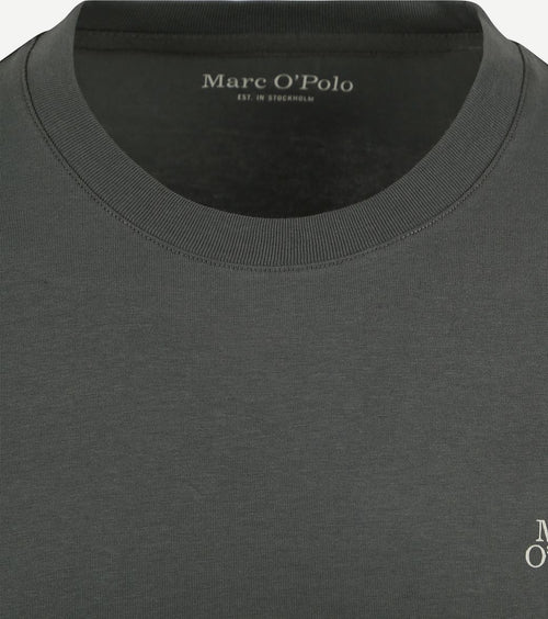 Marc o'polo long sleeve t-shirt donkergroen | Regular-fit