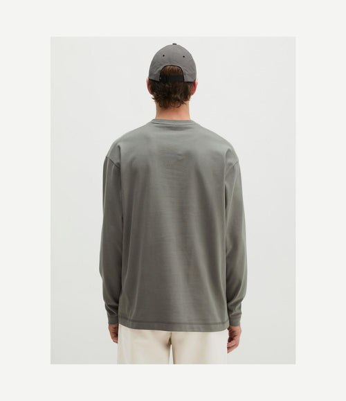 Longsleeve heavy t-shirt graphite dust