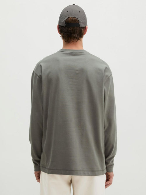 Longsleeve heavy t-shirt graphite dust