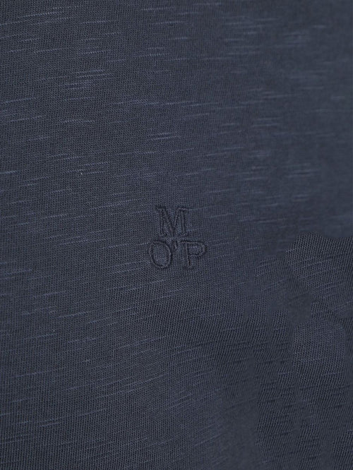 Longsleeve poloshirt donkerblauw
