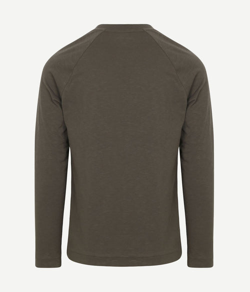 Marc o'polo longsleeve t-shirt copley bruin | Regular-fit