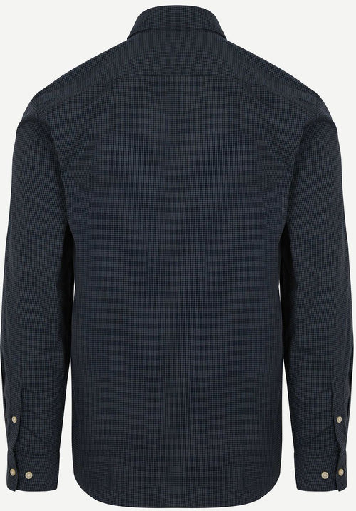 Overhemd ruiten vichy donkerblauw