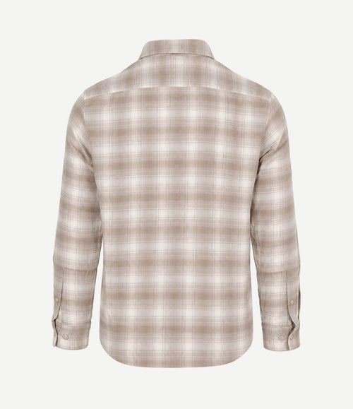 Shirt check beige