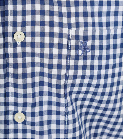 Marc o'polo overhemd ruiten blauw | Regular-fit