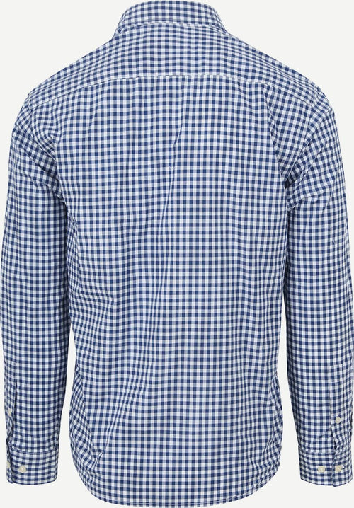 Marc o'polo overhemd ruiten blauw | Regular-fit