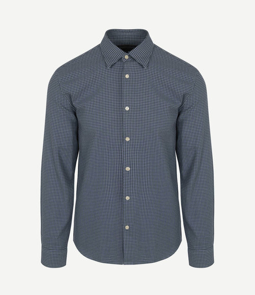 Overhemd ruiten blauw