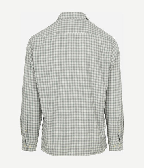 Marc o'polo overhemd ruiten groen | Regular-fit