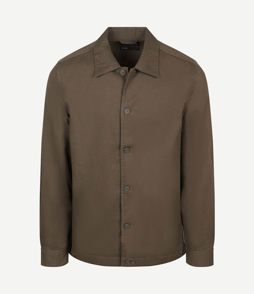 Overshirt bruin