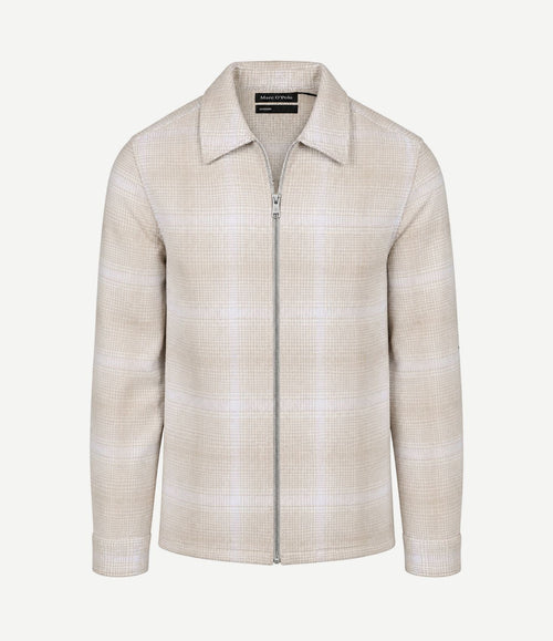 Overshirt woven medium beige